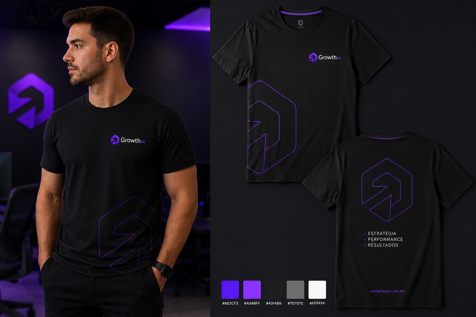 Uso da marca em camisetas em ambiente corporativo